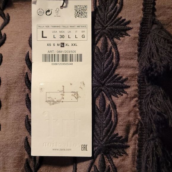 ZARA Rustic Jacket with Pompoms - Picture 6 of 7